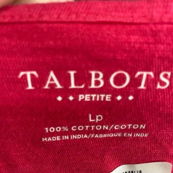 Talbots T Shirt Short Sleeved Petite EUC - Picture 7 of 7